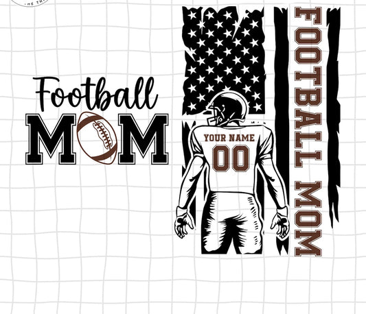 FOOTBALL MOM NAME/NUMBER